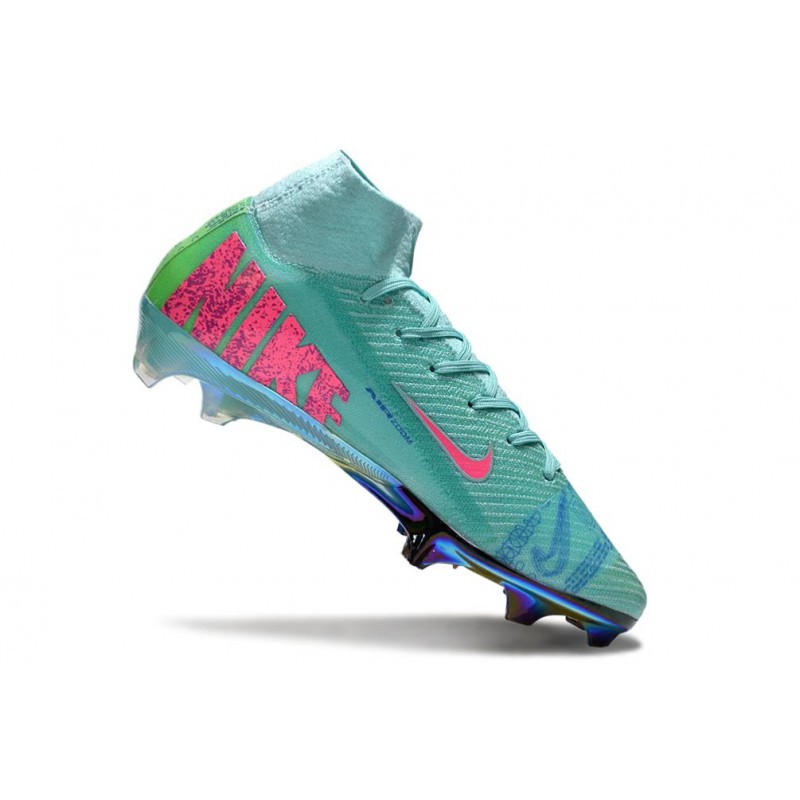 Nike Zoom Mercurial Superfly 10 Elite FG Cosmic Speed 2 – Turkos Svart Limited Edition för Herr 9 Billiga Fotbollsskor Nike Zoom Mercurial Superfly 10 Elite FG Cosmic Speed 2 – Turkos Svart Limited Edition 9