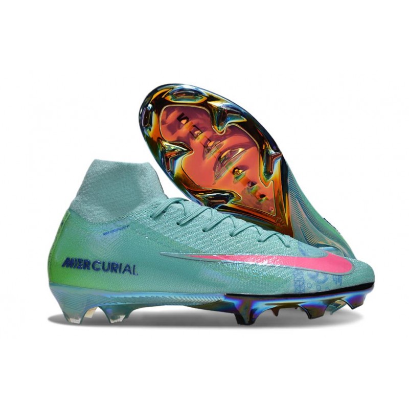 Nike Zoom Mercurial Superfly 10 Elite FG Cosmic Speed 2 – Turkos Svart Limited Edition för Herr 3 Billiga Fotbollsskor Nike Zoom Mercurial Superfly 10 Elite FG Cosmic Speed 2 – Turkos Svart Limited Edition 3