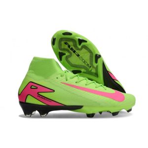 Nike Zoom Mercurial Superfly 10 Elite FG Grön Rosa för Herr Billiga Fotbollsskor Nike Zoom Mercurial Superfly 10 Elite FG Grön Rosa