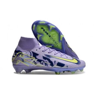 Nike Zoom Mercurial Superfly 10 Elite FG Lila Gul för Herr Billiga Fotbollsskor Nike Zoom Mercurial Superfly 10 Elite FG Lila Gul
