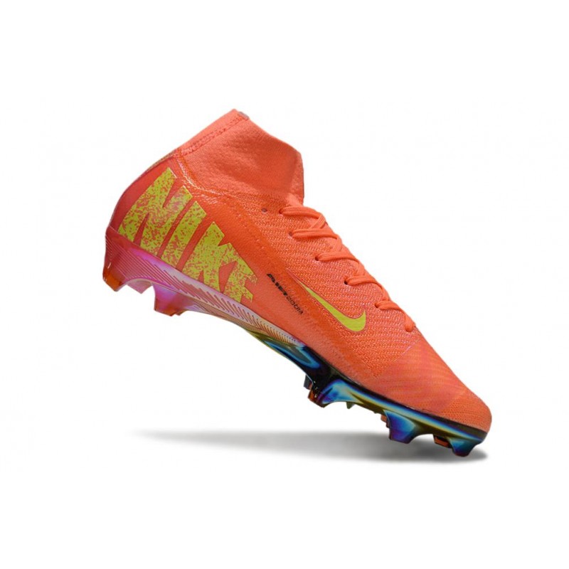 Nike Zoom Mercurial Superfly 10 Elite FG Orange Gul för Herr 9 Billiga Fotbollsskor Nike Zoom Mercurial Superfly 10 Elite FG Orange Gul 9