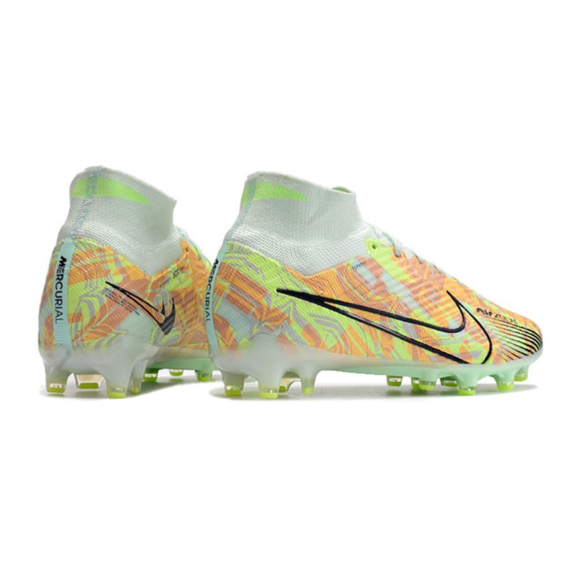 Nike Zoom Mercurial Superfly 9 Elite AG Bonded – Grön Blå Orange för Herr 6 Billiga Fotbollsskor Nike Zoom Mercurial Superfly 9 Elite AG Bonded – Grön Blå Orange 6