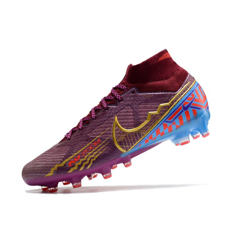 Nike Zoom Mercurial Superfly 9 Elite AG Mbappé Personal Edition – Röd Guld för Herr 8 Billiga Fotbollsskor Nike Zoom Mercurial Superfly 9 Elite AG Mbappé Personal Edition – Röd Guld 8