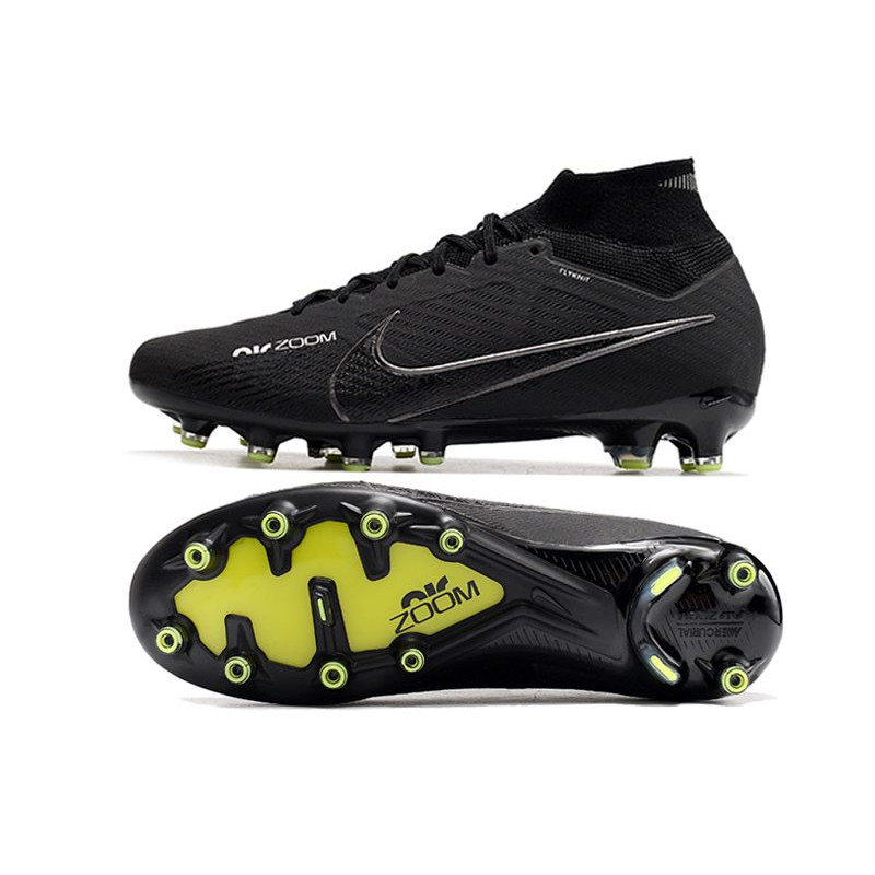 Nike Zoom Mercurial Superfly 9 Elite AG Shadow – Svart Grå Vit Neon för Herr 5 Billiga Fotbollsskor Nike Zoom Mercurial Superfly 9 Elite AG Shadow – Svart Grå Vit Neon 5