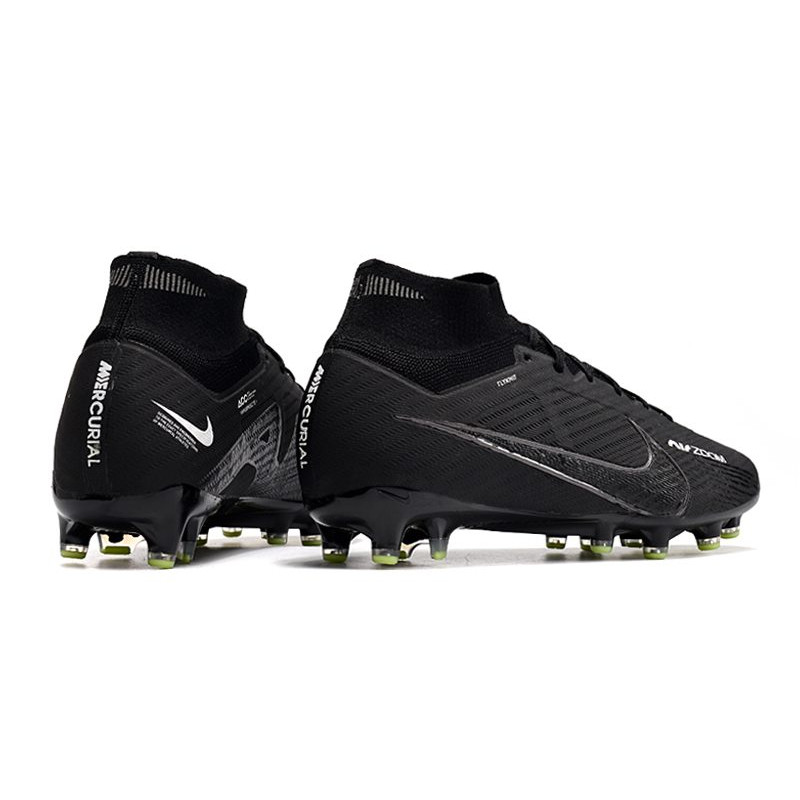 Nike Zoom Mercurial Superfly 9 Elite AG Shadow – Svart Grå Vit Neon för Herr 6 Billiga Fotbollsskor Nike Zoom Mercurial Superfly 9 Elite AG Shadow – Svart Grå Vit Neon 6