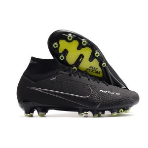 Nike Zoom Mercurial Superfly 9 Elite AG Shadow – Svart Grå Vit Neon för Herr Billiga Fotbollsskor Nike Zoom Mercurial Superfly 9 Elite AG Shadow – Svart Grå Vit Neon