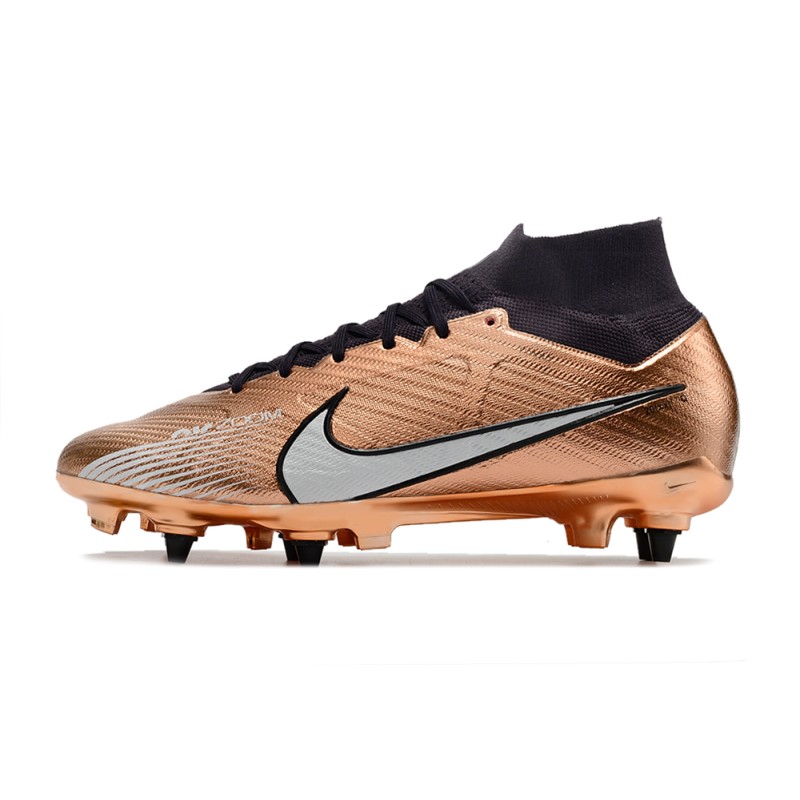 Nike Zoom Mercurial Superfly IX Elite SG Mbappé Personal Edition – Brun för Herr 4 Billiga Fotbollsskor Nike Zoom Mercurial Superfly IX Elite SG Mbappé Personal Edition – Brun 4