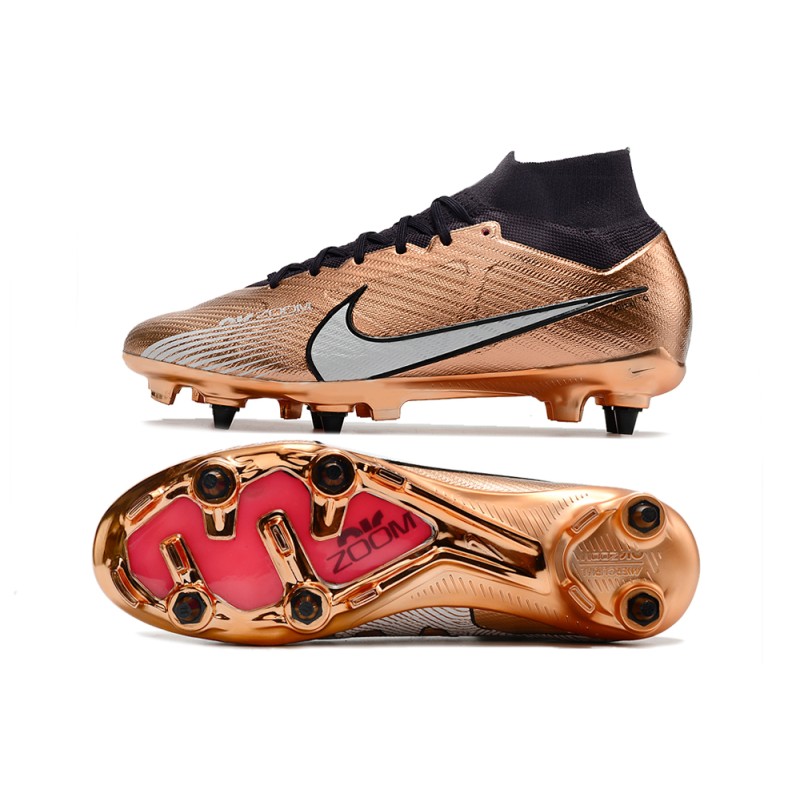 Nike Zoom Mercurial Superfly IX Elite SG Mbappé Personal Edition – Brun för Herr 5 Billiga Fotbollsskor Nike Zoom Mercurial Superfly IX Elite SG Mbappé Personal Edition – Brun 5