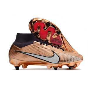 Nike Zoom Mercurial Superfly IX Elite SG Mbappé Personal Edition – Brun för Herr Billiga Fotbollsskor Nike Zoom Mercurial Superfly IX Elite SG Mbappé Personal Edition – Brun