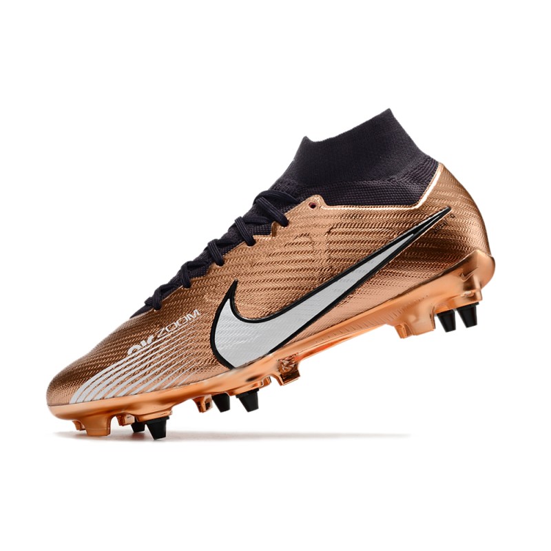 Nike Zoom Mercurial Superfly IX Elite SG Mbappé Personal Edition – Brun för Herr 8 Billiga Fotbollsskor Nike Zoom Mercurial Superfly IX Elite SG Mbappé Personal Edition – Brun 8