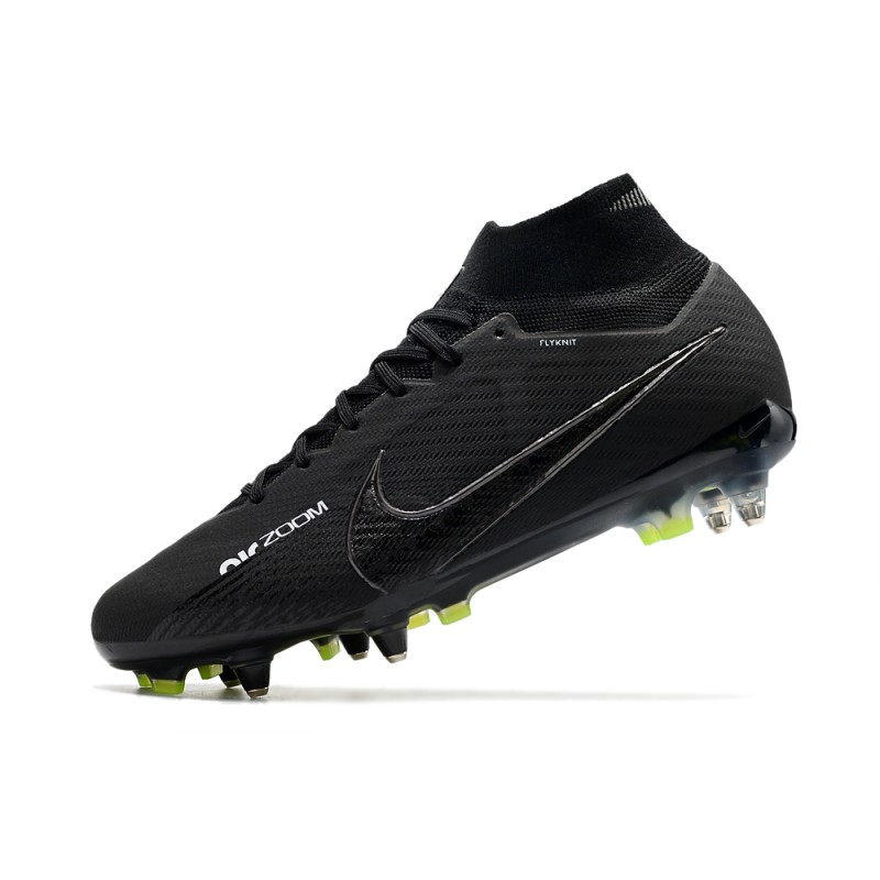 Nike Zoom Mercurial Superfly IX Elite SG Shadow – Svart Grå Vit Neon för Herr 8 Billiga Fotbollsskor Nike Zoom Mercurial Superfly IX Elite SG Shadow – Svart Grå Vit Neon 8