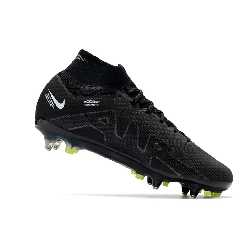 Nike Zoom Mercurial Superfly IX Elite SG Shadow – Svart Grå Vit Neon för Herr 9 Billiga Fotbollsskor Nike Zoom Mercurial Superfly IX Elite SG Shadow – Svart Grå Vit Neon 9