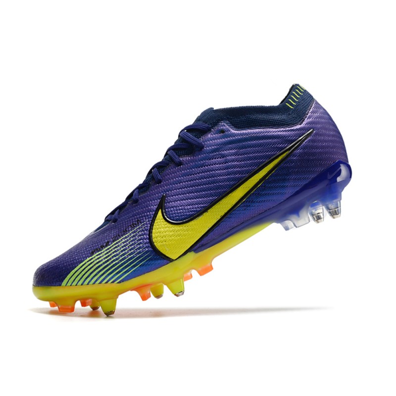 Nike Zoom Mercurial Vapor 15 Elite SG Lila Gul för Herr 8 Billiga Fotbollsskor Nike Zoom Mercurial Vapor 15 Elite SG Lila Gul 8