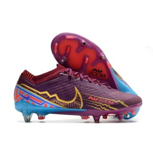 Nike Zoom Mercurial Vapor 15 Elite SG Mbappé Personal Edition – Röd Guld för Herr Billiga Fotbollsskor Nike Zoom Mercurial Vapor 15 Elite SG Mbappé Personal Edition – Röd Guld