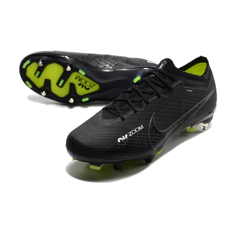 Nike Zoom Mercurial Vapor 15 Elite SG Shadow – Svart Grå Vit Neon för Herr 7 Billiga Fotbollsskor Nike Zoom Mercurial Vapor 15 Elite SG Shadow – Svart Grå Vit Neon 7