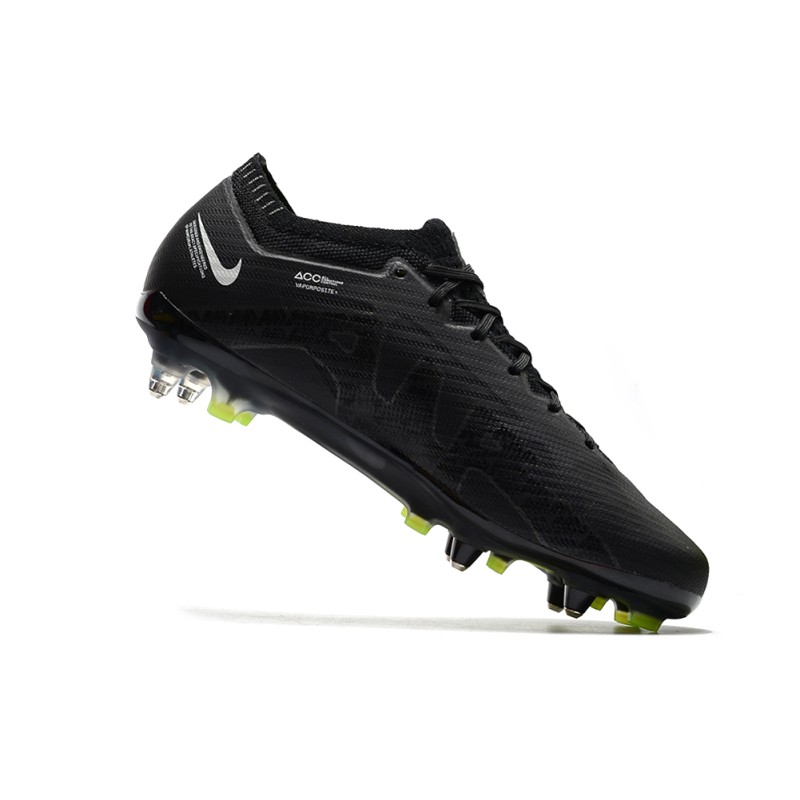 Nike Zoom Mercurial Vapor 15 Elite SG Shadow – Svart Grå Vit Neon för Herr 9 Billiga Fotbollsskor Nike Zoom Mercurial Vapor 15 Elite SG Shadow – Svart Grå Vit Neon 9