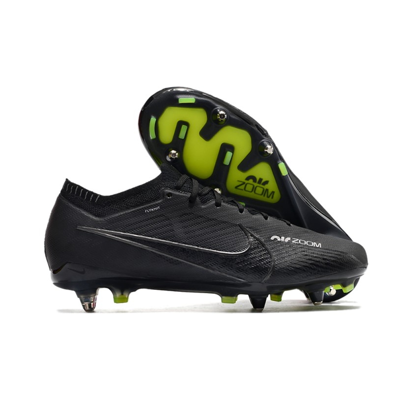 Nike Zoom Mercurial Vapor 15 Elite SG Shadow – Svart Grå Vit Neon för Herr 3 Billiga Fotbollsskor Nike Zoom Mercurial Vapor 15 Elite SG Shadow – Svart Grå Vit Neon 3