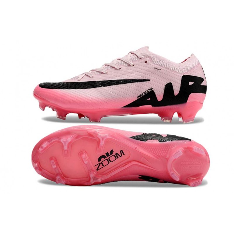 Nike Zoom Mercurial Vapor XV Elite FG Mad Brilliance – Rosa Svart för Herr 5 Billiga Fotbollsskor Nike Zoom Mercurial Vapor XV Elite FG Mad Brilliance – Rosa Svart 5