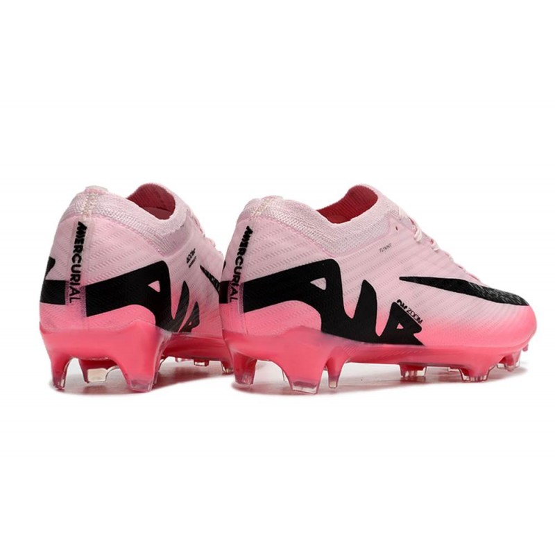 Nike Zoom Mercurial Vapor XV Elite FG Mad Brilliance – Rosa Svart för Herr 6 Billiga Fotbollsskor Nike Zoom Mercurial Vapor XV Elite FG Mad Brilliance – Rosa Svart 6