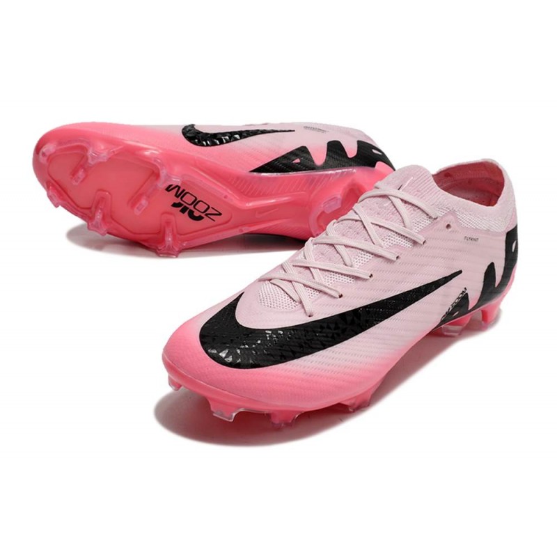 Nike Zoom Mercurial Vapor XV Elite FG Mad Brilliance – Rosa Svart för Herr 7 Billiga Fotbollsskor Nike Zoom Mercurial Vapor XV Elite FG Mad Brilliance – Rosa Svart 7