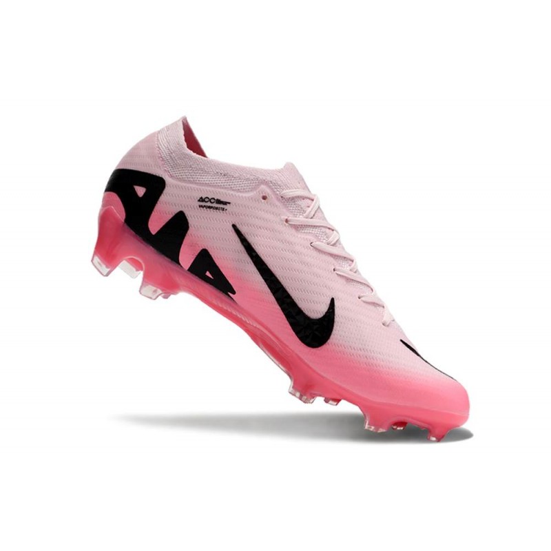 Nike Zoom Mercurial Vapor XV Elite FG Mad Brilliance – Rosa Svart för Herr 9 Billiga Fotbollsskor Nike Zoom Mercurial Vapor XV Elite FG Mad Brilliance – Rosa Svart 9