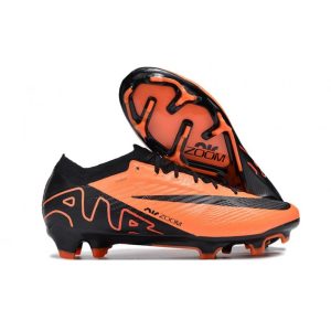 Nike Zoom Mercurial Vapor XV Elite FG Orange Svart för Herr Billiga Fotbollsskor Nike Zoom Mercurial Vapor XV Elite FG Orange Svart