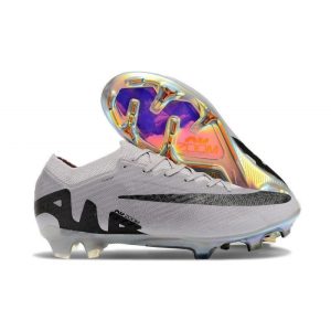 Nike Zoom Mercurial Vapor XV Elite FG Rising Gem – Grå Svart för Herr Billiga Fotbollsskor Nike Zoom Mercurial Vapor XV Elite FG Rising Gem – Grå Svart