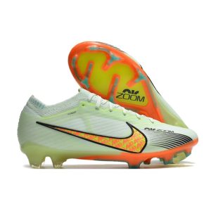 Nike Zoom Mercurial Vapor XV Elite FG Skor Grön Orange för Herr Billiga Fotbollsskor Nike Zoom Mercurial Vapor XV Elite FG Skor Grön Orange