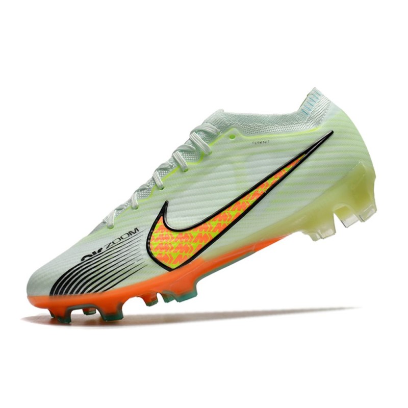 Nike Zoom Mercurial Vapor XV Elite FG Skor Grön Orange för Herr 8 Billiga Fotbollsskor Nike Zoom Mercurial Vapor XV Elite FG Skor Grön Orange 8
