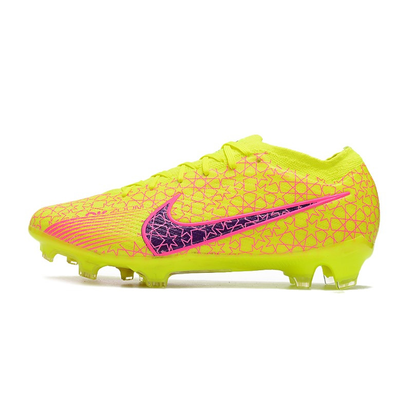 Nike Zoom Mercurial Vapor XV Elite FG Skor Gul Röd för Herr 4 Billiga Fotbollsskor Nike Zoom Mercurial Vapor XV Elite FG Skor Gul Röd 4