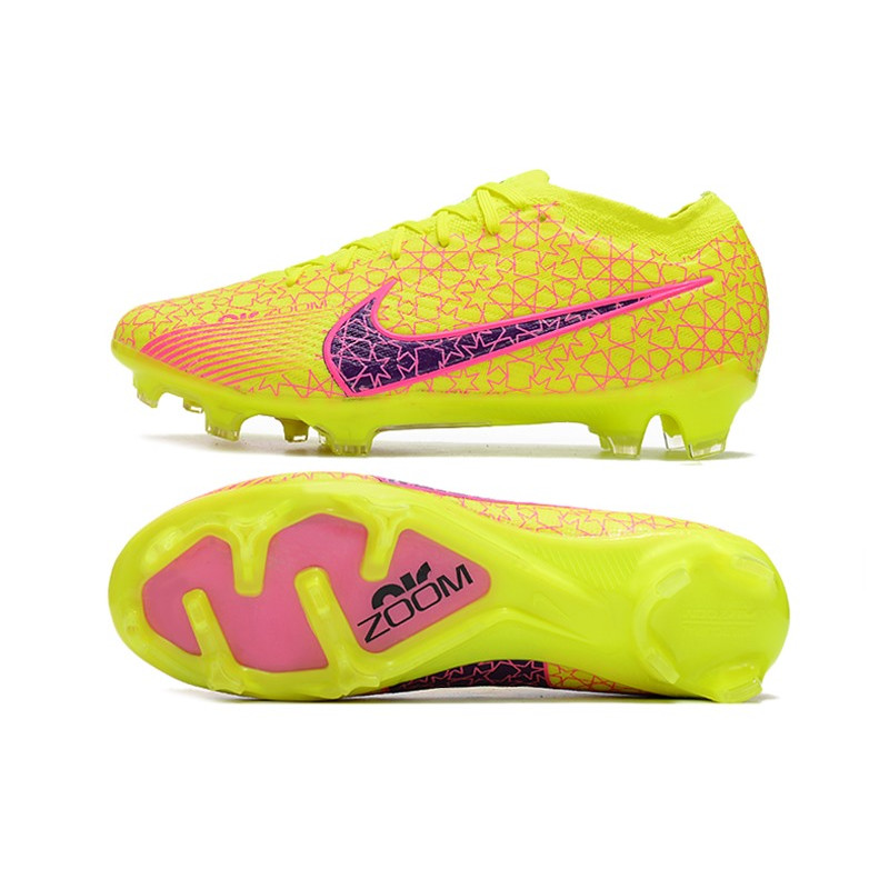 Nike Zoom Mercurial Vapor XV Elite FG Skor Gul Röd för Herr 5 Billiga Fotbollsskor Nike Zoom Mercurial Vapor XV Elite FG Skor Gul Röd 5