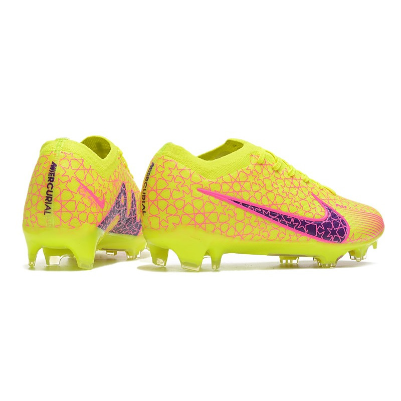Nike Zoom Mercurial Vapor XV Elite FG Skor Gul Röd för Herr 6 Billiga Fotbollsskor Nike Zoom Mercurial Vapor XV Elite FG Skor Gul Röd 6