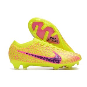 Nike Zoom Mercurial Vapor XV Elite FG Skor Gul Röd för Herr Billiga Fotbollsskor Nike Zoom Mercurial Vapor XV Elite FG Skor Gul Röd