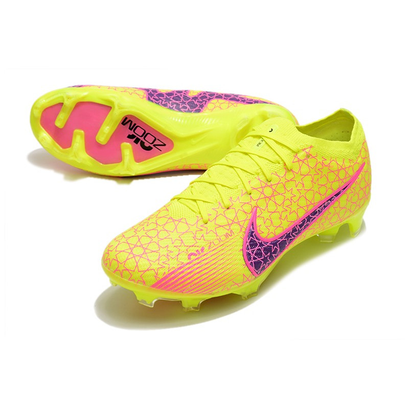 Nike Zoom Mercurial Vapor XV Elite FG Skor Gul Röd för Herr 7 Billiga Fotbollsskor Nike Zoom Mercurial Vapor XV Elite FG Skor Gul Röd 7