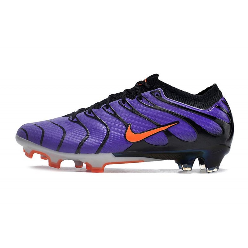 Nike Zoom Mercurial Vapor XV Elite FG TN Lila Svart för Herr 4 Billiga Fotbollsskor Nike Zoom Mercurial Vapor XV Elite FG TN Lila Svart 4
