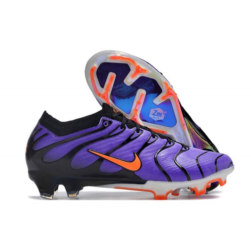 Nike Zoom Mercurial Vapor XV Elite FG TN Lila Svart för Herr 3 Billiga Fotbollsskor Nike Zoom Mercurial Vapor XV Elite FG TN Lila Svart 3