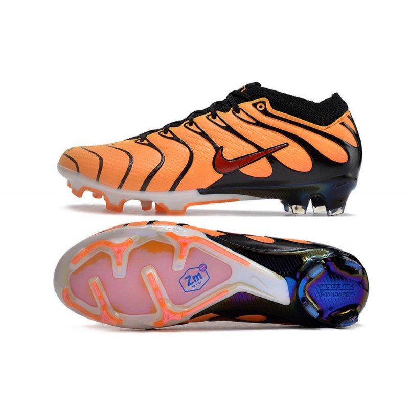 Nike Zoom Mercurial Vapor XV Elite FG TN Orange Svart för Herr 5 Billiga Fotbollsskor Nike Zoom Mercurial Vapor XV Elite FG TN Orange Svart 5