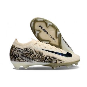 Nike Zoom Mercurial Vapor XVI Elite FG Beige Svart för Herr Billiga Fotbollsskor Nike Zoom Mercurial Vapor XVI Elite FG Beige Svart