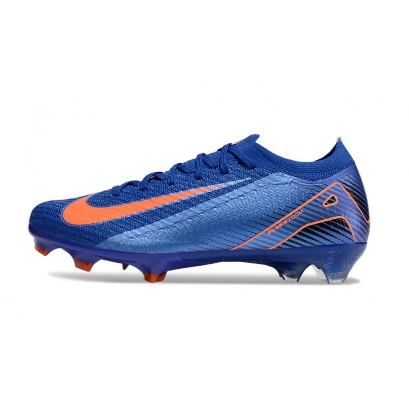 Nike Zoom Mercurial Vapor XVI Elite FG Blå Orange för Herr 4 Billiga Fotbollsskor Nike Zoom Mercurial Vapor XVI Elite FG Blå Orange 4