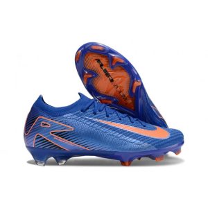 Nike Zoom Mercurial Vapor XVI Elite FG Blå Orange för Herr Billiga Fotbollsskor Nike Zoom Mercurial Vapor XVI Elite FG Blå Orange