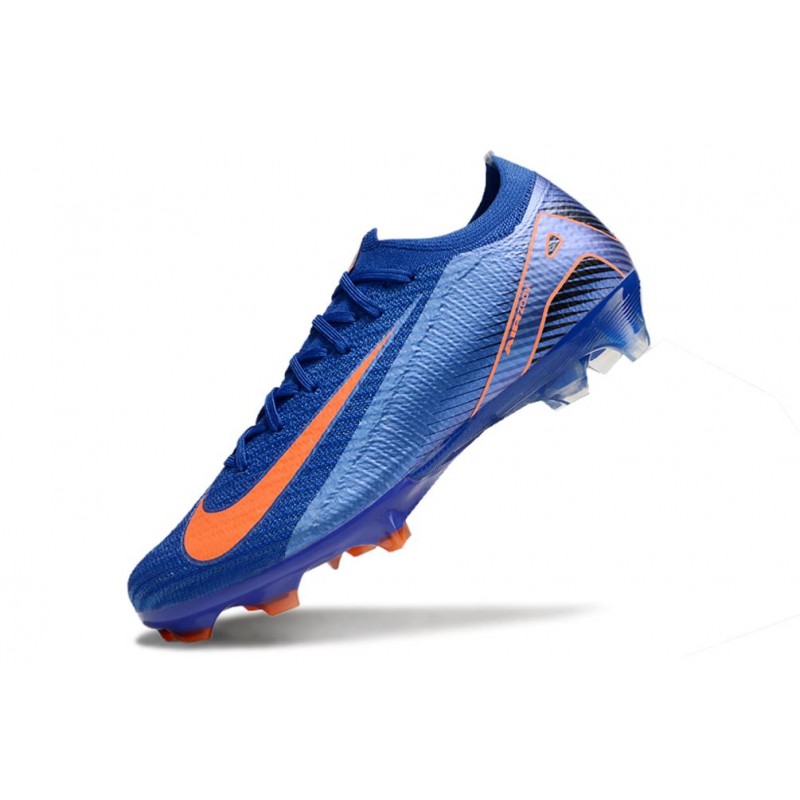Nike Zoom Mercurial Vapor XVI Elite FG Blå Orange för Herr 8 Billiga Fotbollsskor Nike Zoom Mercurial Vapor XVI Elite FG Blå Orange 8