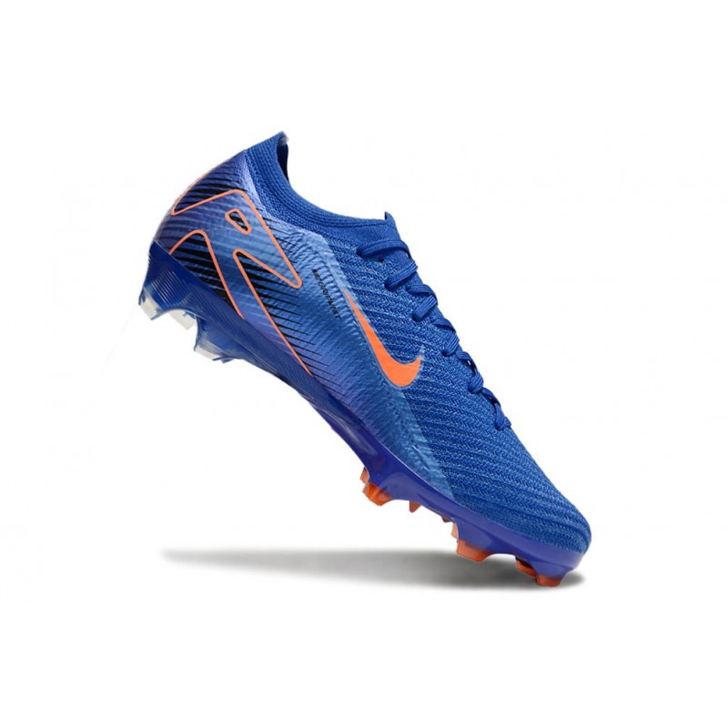 Nike Zoom Mercurial Vapor XVI Elite FG Blå Orange för Herr 9 Billiga Fotbollsskor Nike Zoom Mercurial Vapor XVI Elite FG Blå Orange 9