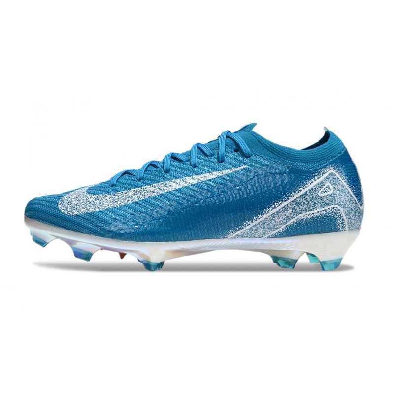 Nike Zoom Mercurial Vapor XVI Elite FG Blå Vit för Herr 4 Billiga Fotbollsskor Nike Zoom Mercurial Vapor XVI Elite FG Blå Vit 4