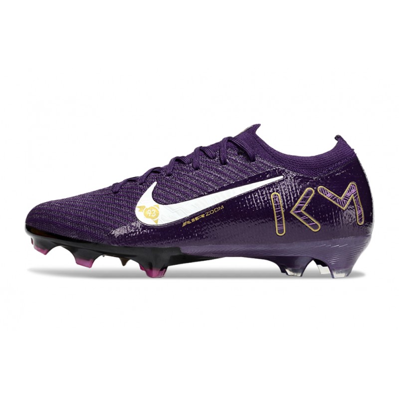 Nike Zoom Mercurial Vapor XVI Elite FG MBAPPE Lila Vit för Herr 4 Billiga Fotbollsskor Nike Zoom Mercurial Vapor XVI Elite FG MBAPPE Lila Vit 4