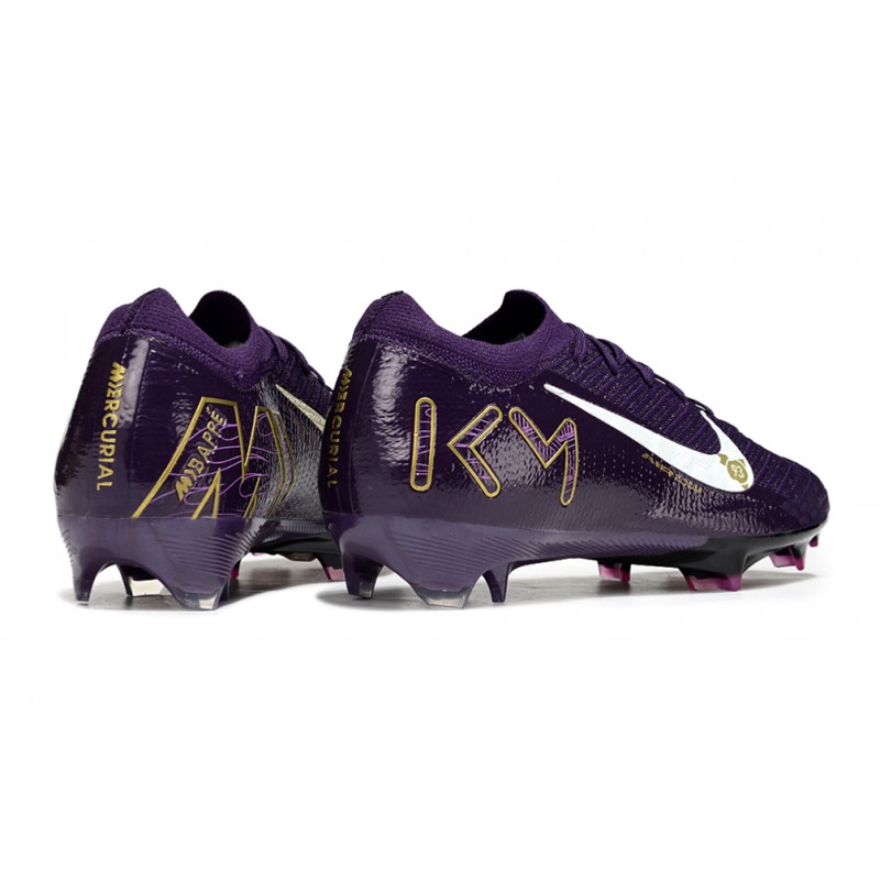 Nike Zoom Mercurial Vapor XVI Elite FG MBAPPE Lila Vit för Herr 6 Billiga Fotbollsskor Nike Zoom Mercurial Vapor XVI Elite FG MBAPPE Lila Vit 6