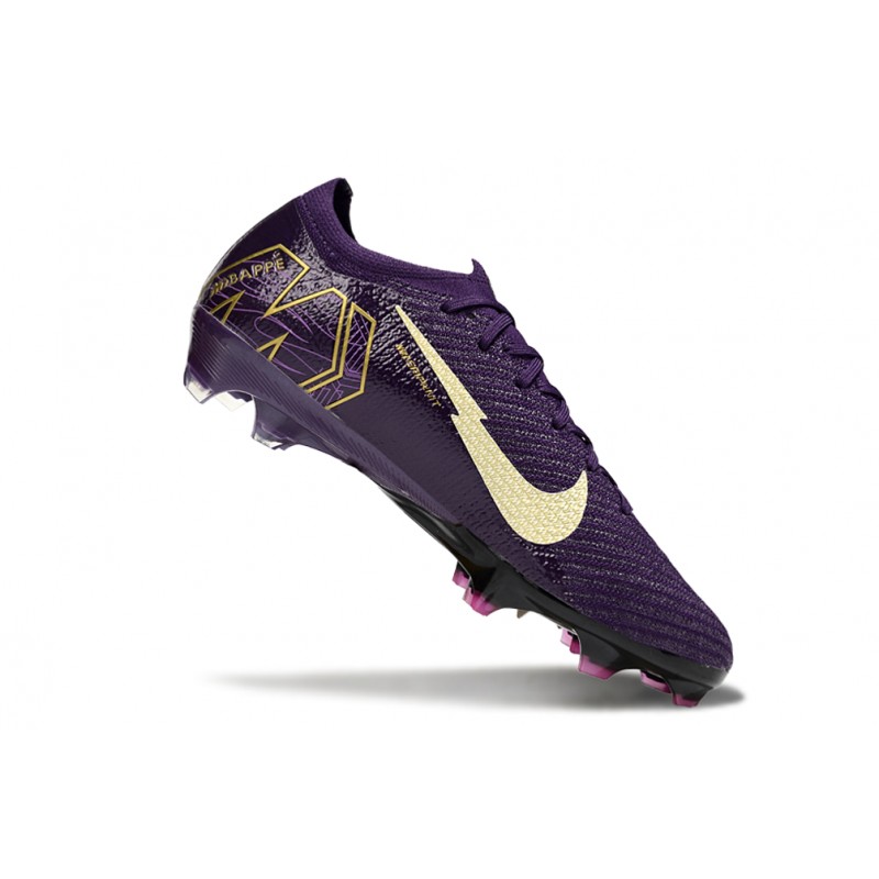 Nike Zoom Mercurial Vapor XVI Elite FG MBAPPE Lila Vit för Herr 9 Billiga Fotbollsskor Nike Zoom Mercurial Vapor XVI Elite FG MBAPPE Lila Vit 9