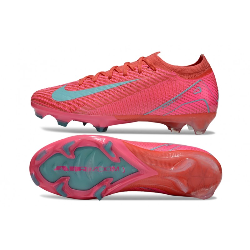Nike Zoom Mercurial Vapor XVI Elite FG Röd Grön för Herr 5 Billiga Fotbollsskor Nike Zoom Mercurial Vapor XVI Elite FG Röd Grön 5