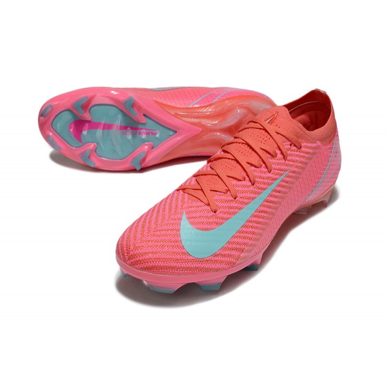 Nike Zoom Mercurial Vapor XVI Elite FG Röd Grön för Herr 7 Billiga Fotbollsskor Nike Zoom Mercurial Vapor XVI Elite FG Röd Grön 7