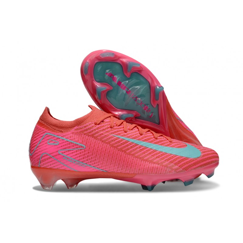 Nike Zoom Mercurial Vapor XVI Elite FG Röd Grön för Herr 3 Billiga Fotbollsskor Nike Zoom Mercurial Vapor XVI Elite FG Röd Grön 3