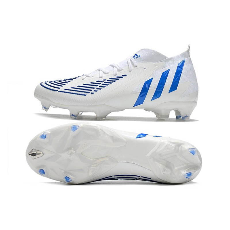 Skor adidas Predator Edge.1 FG Diamond Edge – Vit Blå för Herr 5 Billiga Fotbollsskor Skor adidas Predator Edge.1 FG Diamond Edge – Vit Blå 5